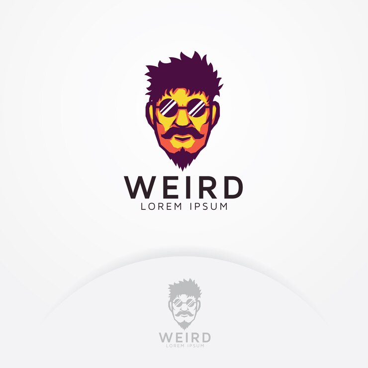 Vector logotipo de weird man