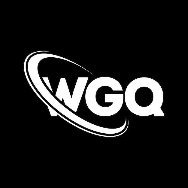 Logotipo WGQ WGQ letra WGQ carta diseño de logotipo Iniciales Logotipo W GQ vinculado con círculo y mayúscula logotipo monograma WGQ tipografía para negocios de tecnología y marca inmobiliaria