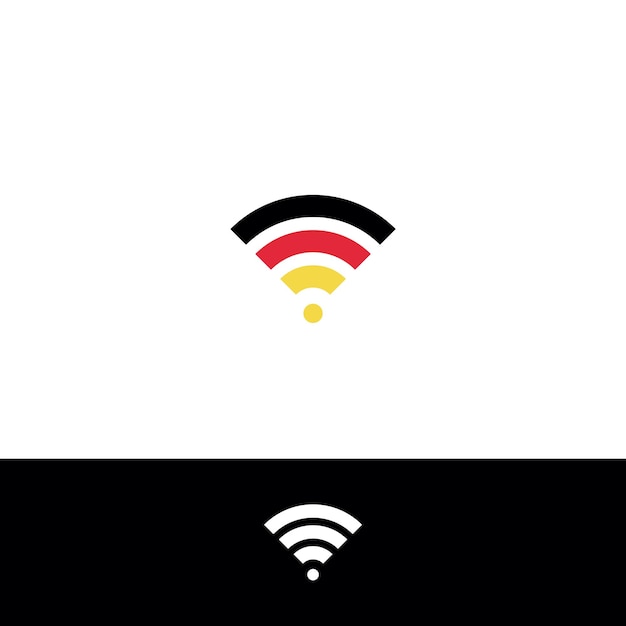 Logotipo de wi-fi alemán