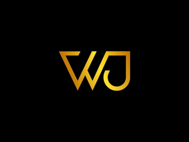 un logotipo para wj