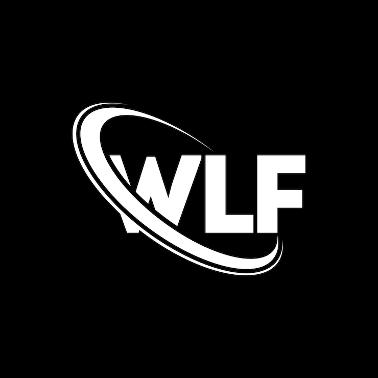 Vector logotipo wlf wlf letra wlf diseño de logotipo de letra iniciales wlf logotipo vinculado con círculo y mayúscula logotipo monograma wlf tipografía para negocios de tecnología y marca inmobiliaria