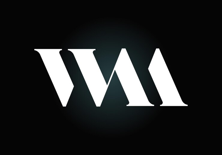 Vector logotipo de wm diseño de logotipo de letra wm logotipo de monograma