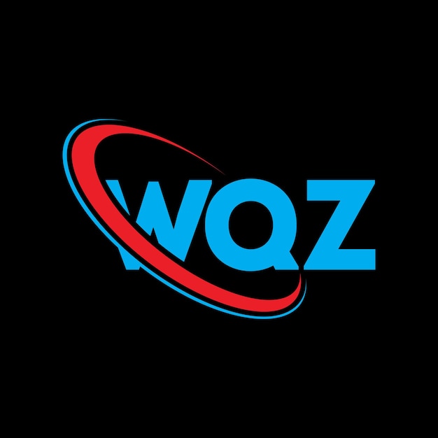 Logotipo WQZ letra WQZ diseño de logotipo de letra Iniciales Logotipo W Q Z vinculado con círculo y mayúscula Logotipo de monograma W Q Z tipografía para negocios tecnológicos y marca inmobiliaria