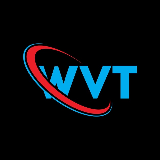 Logotipo WVT WVT letra WVT diseño de logotipo de letra Iniciales WVT logotipo vinculado con círculo y mayúscula logotipo monograma WVT tipografía para negocios de tecnología y marca inmobiliaria