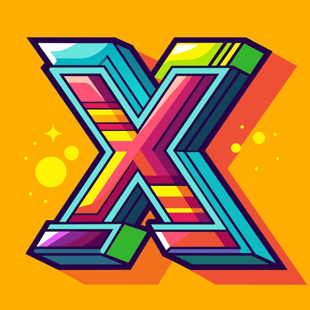 Vector el logotipo de x