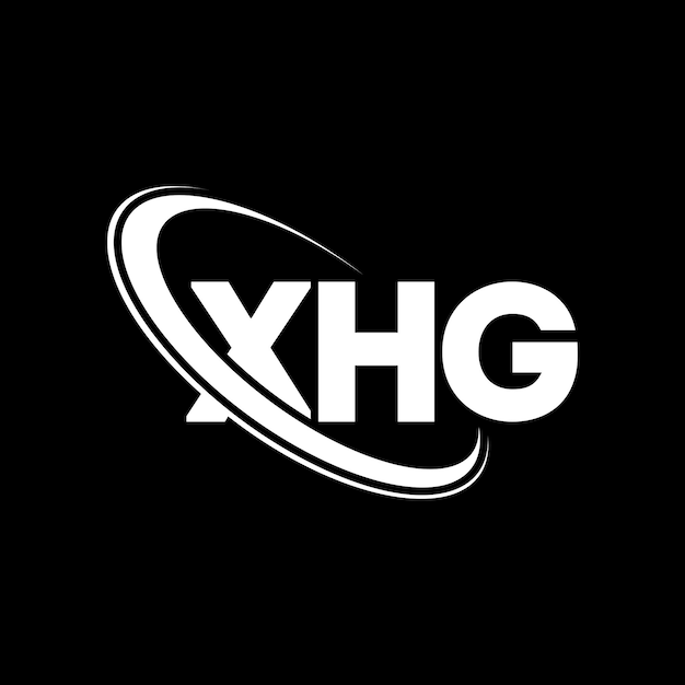 Logotipo XHG XHG letra XHG diseño de logotipo de letra Iniciales XHG logotipo vinculado con círculo y mayúscula logotipo monograma XHG tipografía para negocios de tecnología y marca inmobiliaria