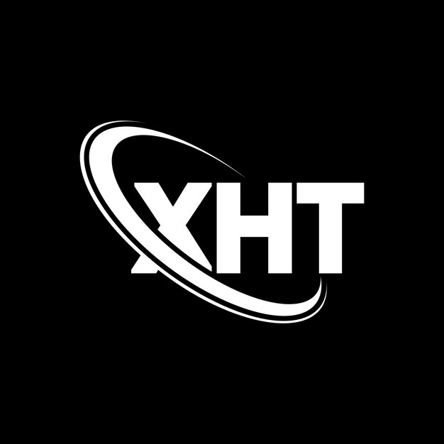 Logotipo XHT XHT letra XHT letra diseño de logotipo Iniciales XHT logotipo vinculado con círculo y mayúscula monograma logotipo XHT tipografía para negocios de tecnología y marca inmobiliaria