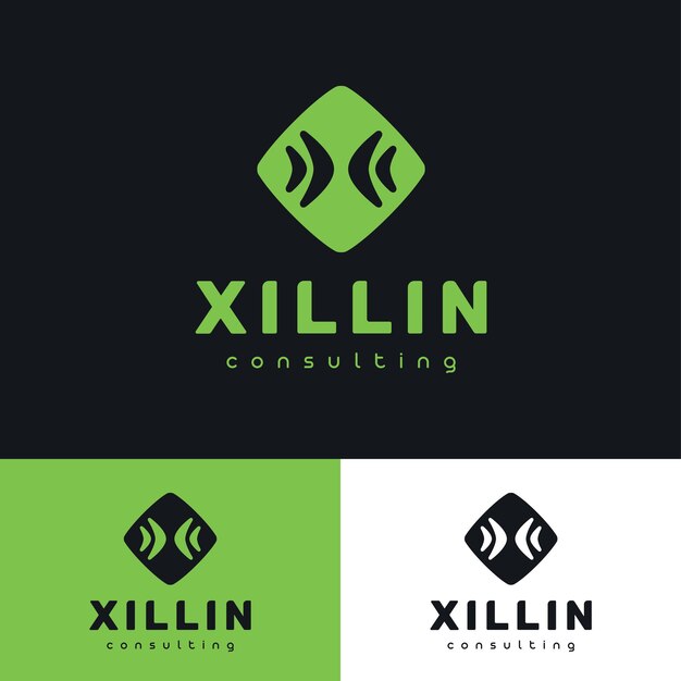 Vector el logotipo de xillin consulting