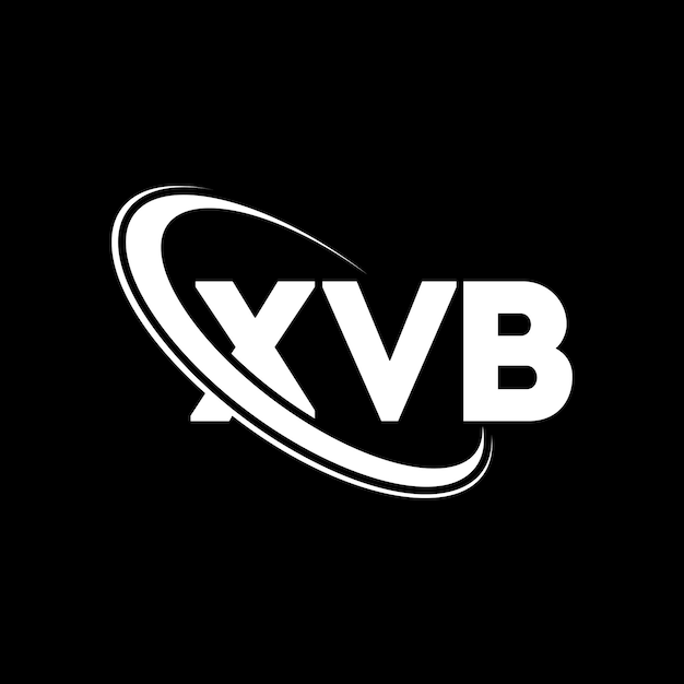Logotipo XVB letra XVB diseño de logotipo de letra XVB iniciales logotipo XVB vinculado con círculo y monograma en mayúscula logotipo 15B tipografía para negocios de tecnología y marca inmobiliaria