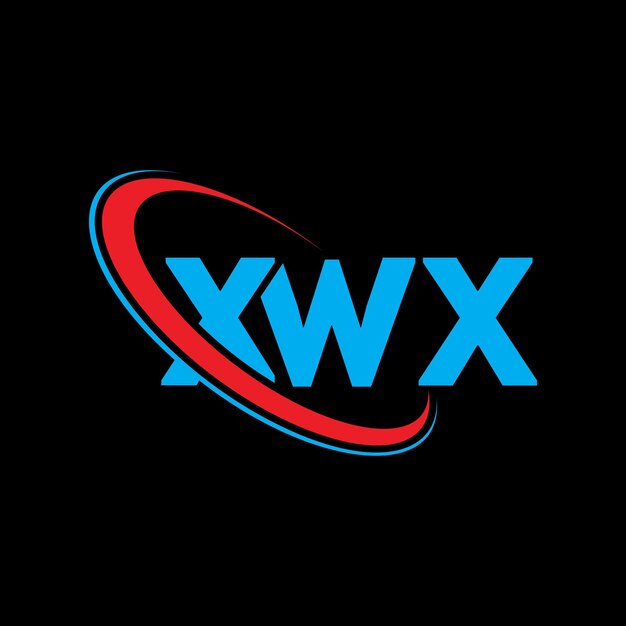 Logotipo XWX Diseño del logotipo de la letra XWX Iniciales Logotipo de XWX vinculado con círculo y mayúscula Logotipo de monograma XWX tipografía para negocios tecnológicos y marca inmobiliaria
