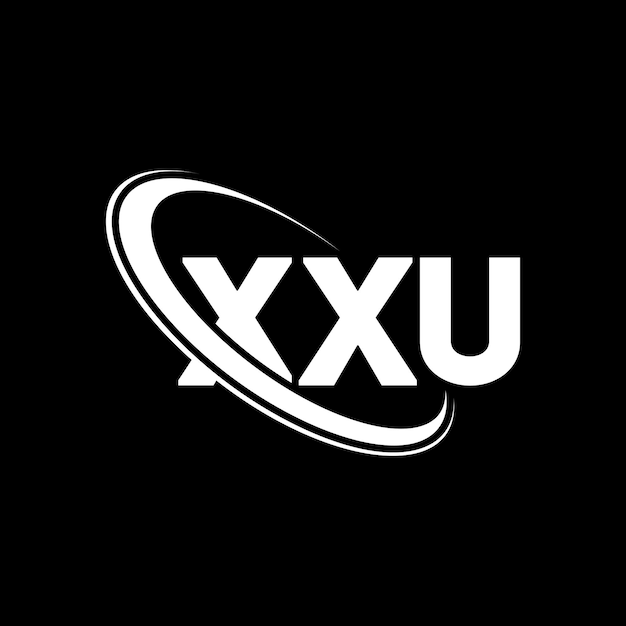 Logotipo XXU letra XXU diseño de logotipo de letra XXU iniciales XXU logotipo vinculado con círculo y mayúscula monograma logotipo XXU tipografía para negocios de tecnología y marca inmobiliaria