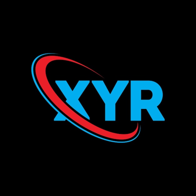 Logotipo XYR XYR letra XYR diseño de logotipo de letra Iniciales XYR logotipo vinculado con círculo y mayúscula logotipo monograma XYR tipografía para negocios de tecnología y marca inmobiliaria