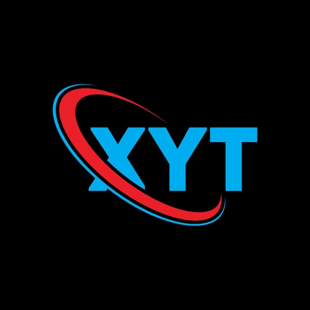Logotipo XYT XYT letra XYT diseño de logotipo de letra Iniciales XYT logotipo vinculado con círculo y mayúscula logotipo monograma XYT tipografía para negocios de tecnología y marca inmobiliaria