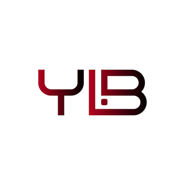 El logotipo de YLB es una tipografía abstracta, un diseño vectorial moderno y minimalista.