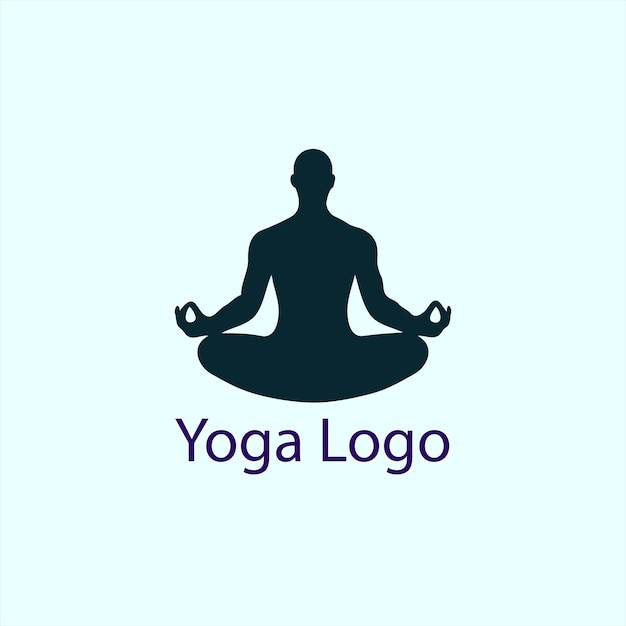 Un logotipo de yoga con un árbol y una persona haciendo yoga