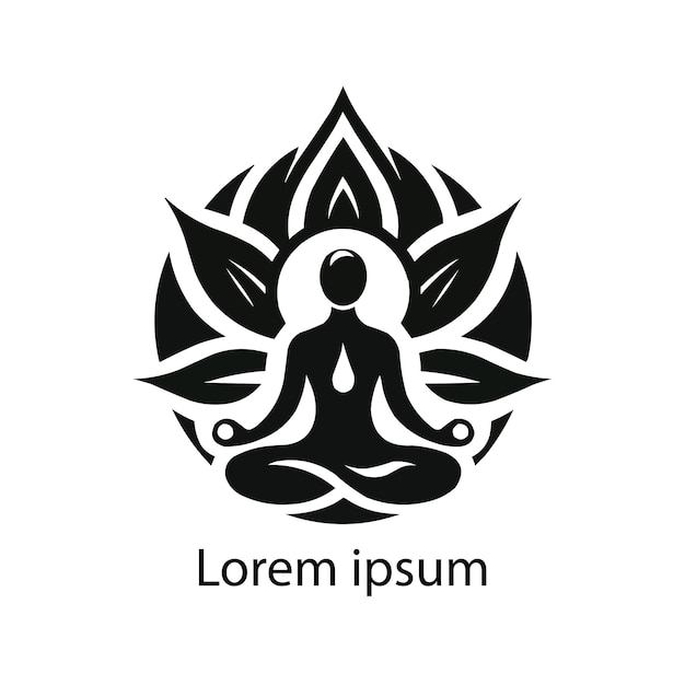 un logotipo de yoga para la banda