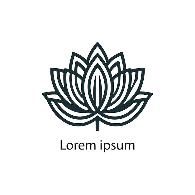 un logotipo de yoga en fondo blanco