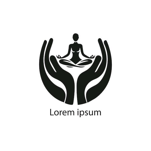 logotipo de yoga en fondo blanco