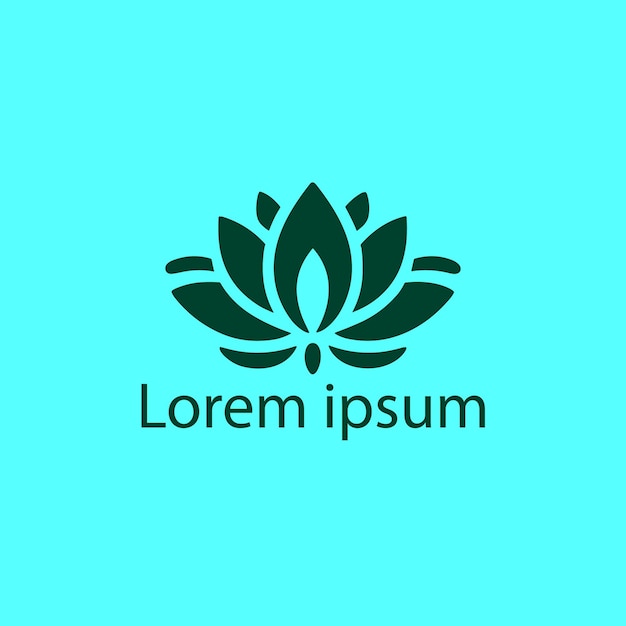 el logotipo para el yoga en el fondo