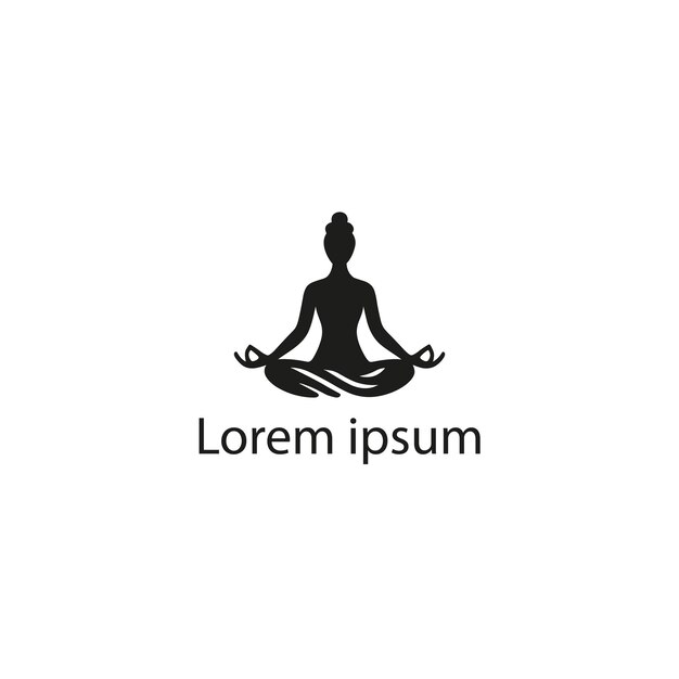 un logotipo de yoga