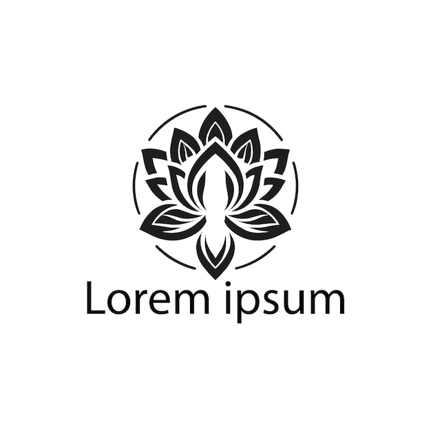 un logotipo de yoga