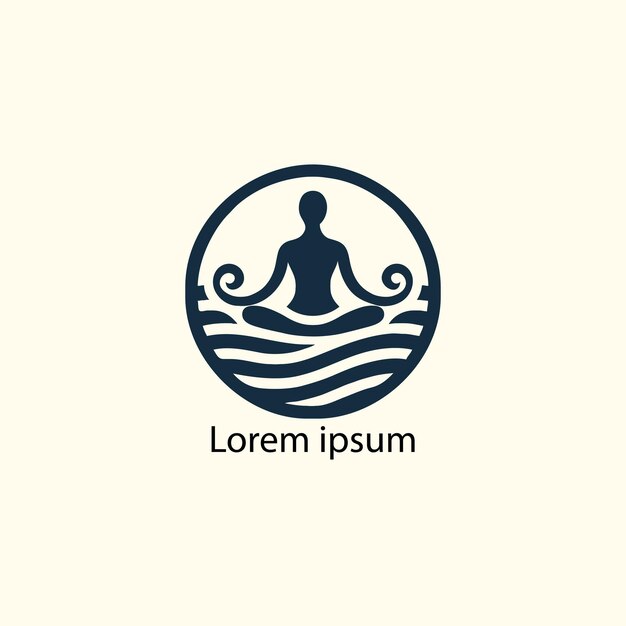 un logotipo de yoga