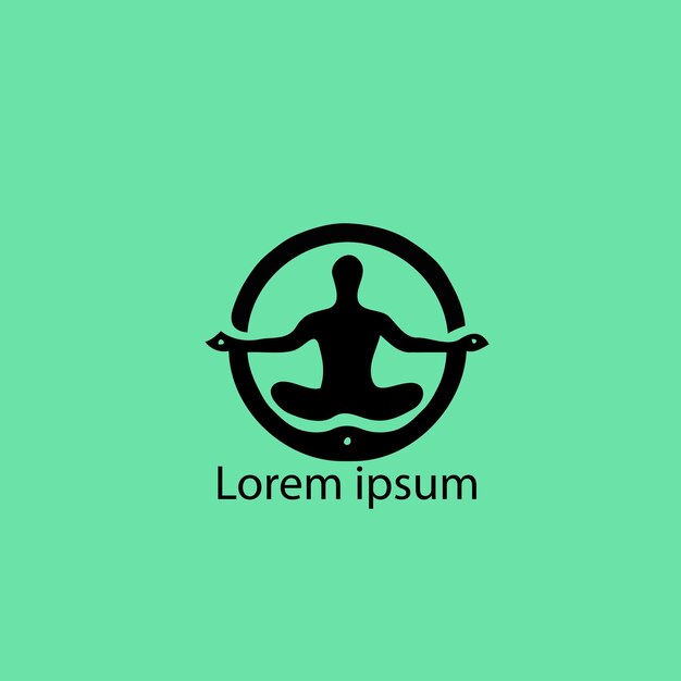 un logotipo de yoga