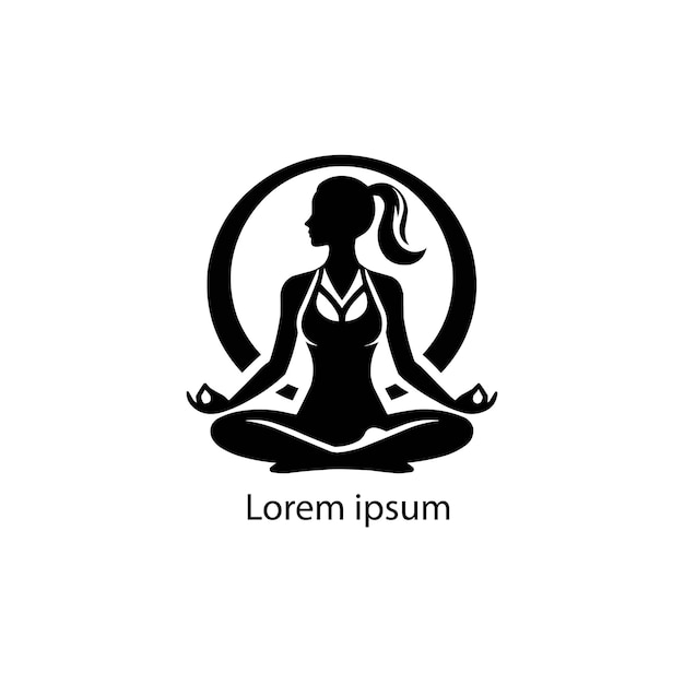 un logotipo de yoga
