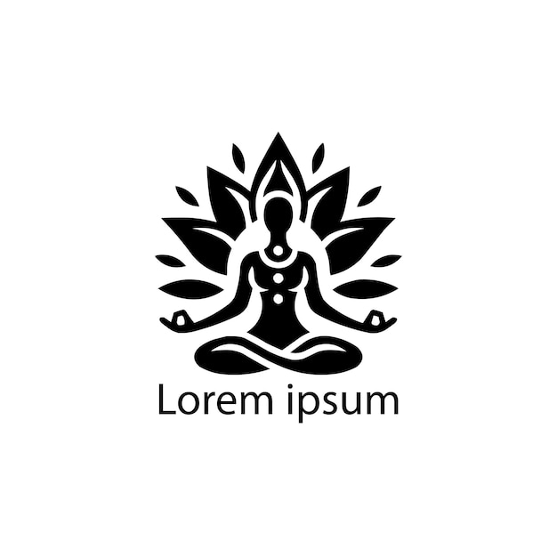 un logotipo de yoga