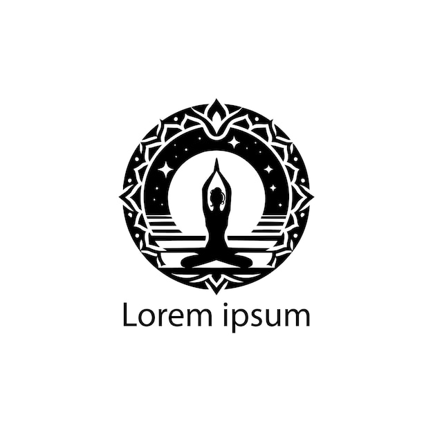 un logotipo de yoga