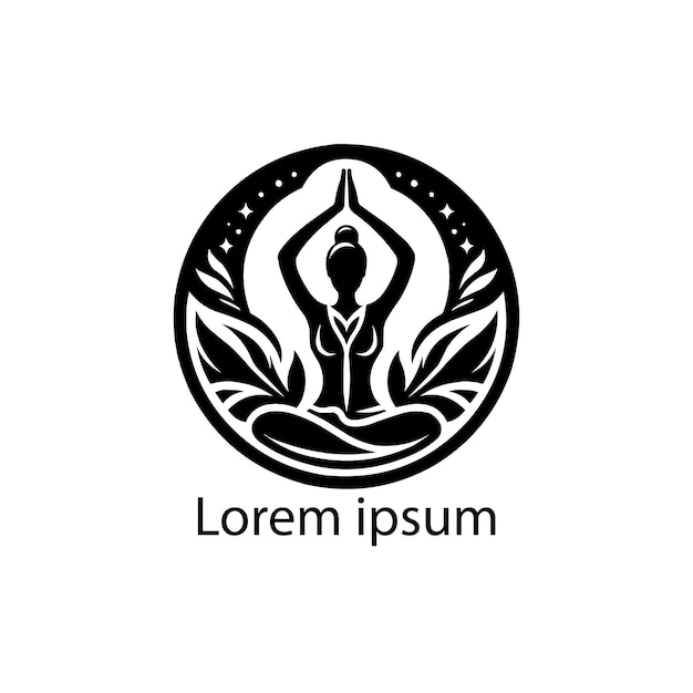 un logotipo de yoga