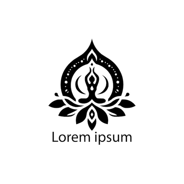un logotipo de yoga