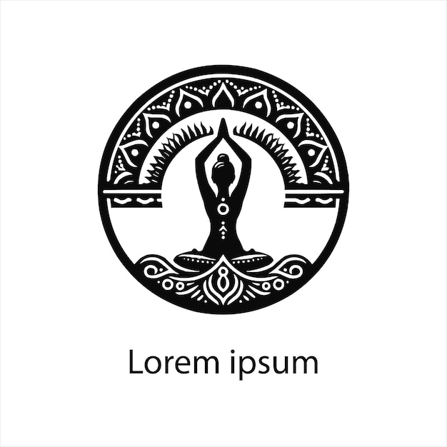 Logotipo de yoga