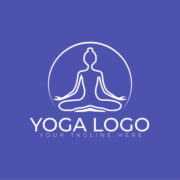 El logotipo de yoga