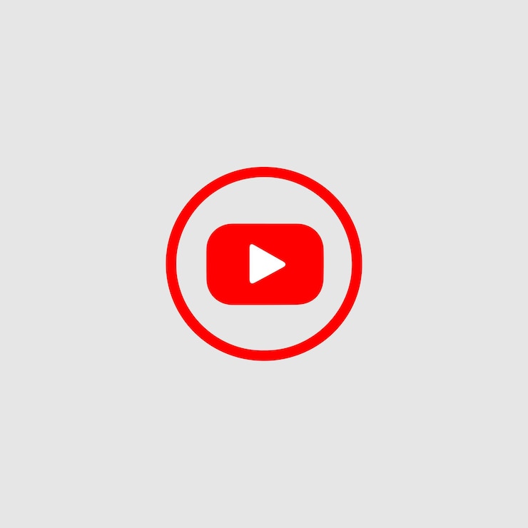 Vector el logotipo de youtube, los iconos de las redes sociales, las redes sociales y los logotipos de la red social, la edición vectorial.