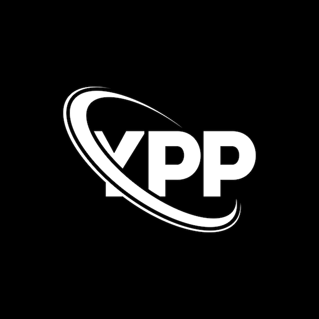 Logotipo YPP YPP letra YPP letra diseño del logotipo Iniciales YPP logotipo vinculado con círculo y mayúscula monograma logotipo YPP tipografía para negocios de tecnología y marca inmobiliaria