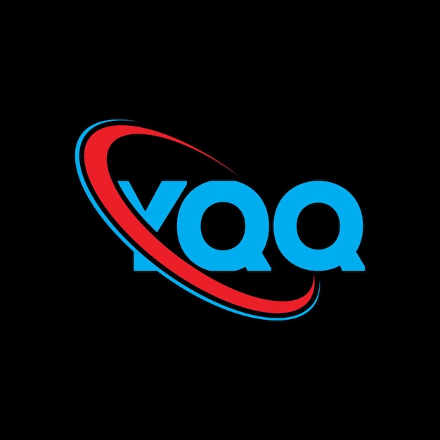 Logotipo de YQ: diseño de logotipo de letra YQ: iniciales YQ: logotipo vinculado con círculo y monograma en mayúsculas YQ: tipografía para negocios tecnológicos y marca inmobiliaria