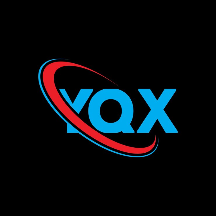 Vector logotipo yqx yqx letra yqx carta diseño del logotipo iniciales yqx logotipo vinculado con círculo y mayúscula monograma logo yqx tipografía para negocios de tecnología y marca inmobiliaria