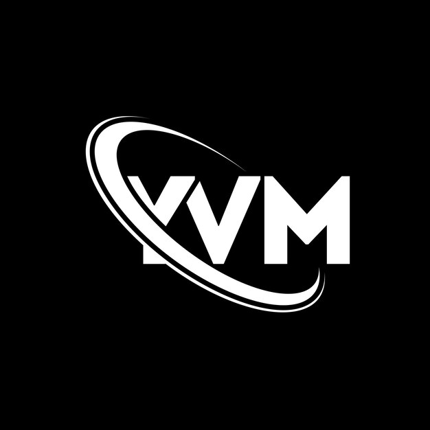 Y logotipo YVM letra YVM letra diseño de logotipo Iniciales YVM logotipo vinculado con círculo y mayúscula monograma logotipo YMM tipografía para negocios de tecnología y marca inmobiliaria
