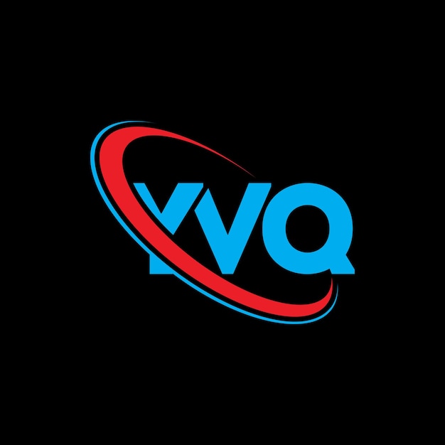 Logotipo YVQ YVQ letra YVQ diseño de logotipo de letra Iniciales YVQ logotipo vinculado con círculo y mayúscula monograma logo YVQ tipografía para negocios de tecnología y marca inmobiliaria
