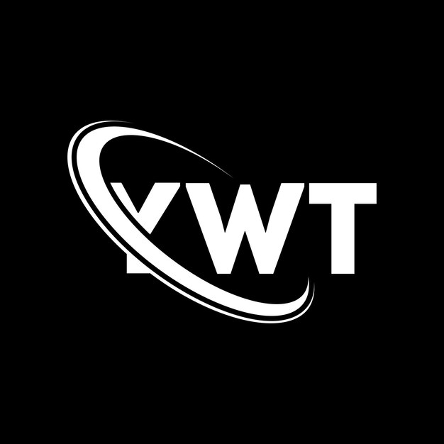 Logotipo YWT YWT letra YWT diseño de logotipo de letra Iniciales YWT logotipo vinculado con círculo y mayúscula logotipo de monograma YWT tipografía para negocios de tecnología y marca inmobiliaria