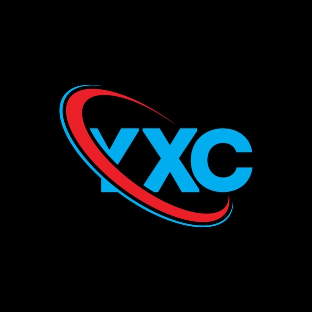 Logotipo de YXC YXC letra YXC diseño de logotipo de letra Iniciales Logotipo YXC vinculado con círculo y mayúscula logotipo de monograma YXC tipografía para negocios de tecnología y marca inmobiliaria