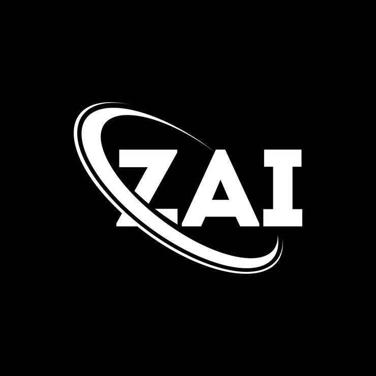 Vector logotipo zai zai letra zai letra diseño de logotipo iniciales logotipo zei vinculado con círculo y mayúscula logotipo monograma zai tipografía para negocios tecnológicos y marca inmobiliaria