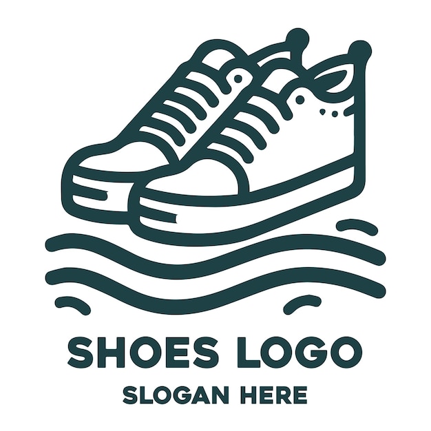 El logotipo de los zapatos