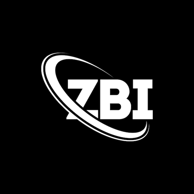 Logotipo de ZBI ZBI letra ZBI letra diseño de logotipo Iniciales ZBI logotipo vinculado con círculo y mayúscula monograma logotipo ZBI tipografía para negocios de tecnología y marca inmobiliaria
