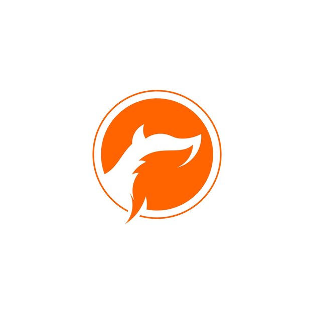 Logotipo de zorro con concepto moderno Diseño de icono vectorial de zorro