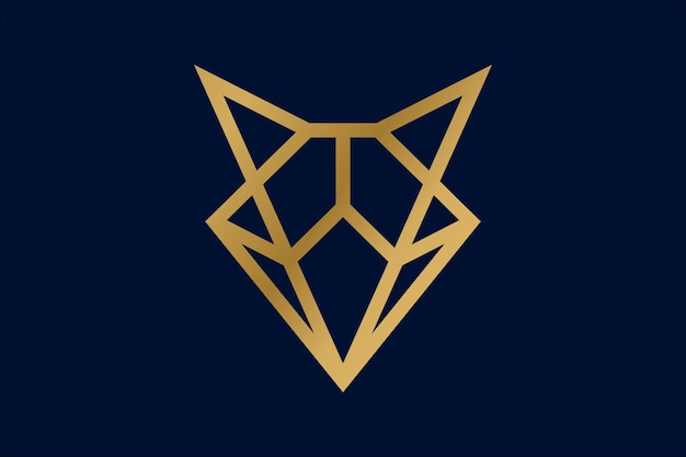 Logotipo de zorro de diamante