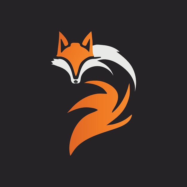 Logotipo de zorro moderno limpio Icono de vector animal mínimo simple