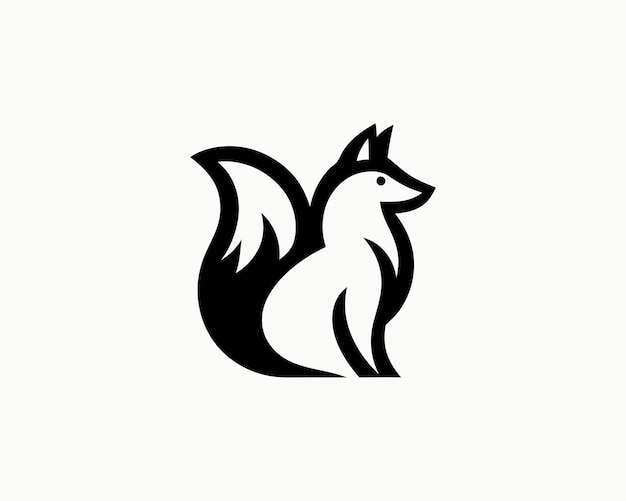 El logotipo del zorro negro