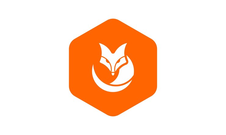 Vector logotipo de zorro silueta